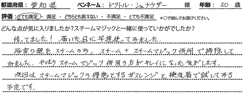 スチームマジック レビュー